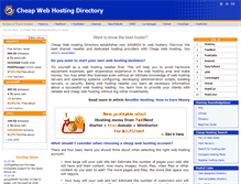 Tablet Screenshot of cheap-web-hosting-directory.com